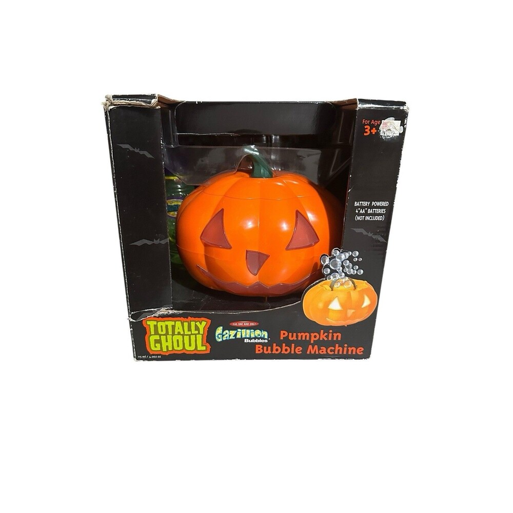 Totally Ghoul Pumpkin Bubble Machine Kmart Exclusive New Vintage Halloween